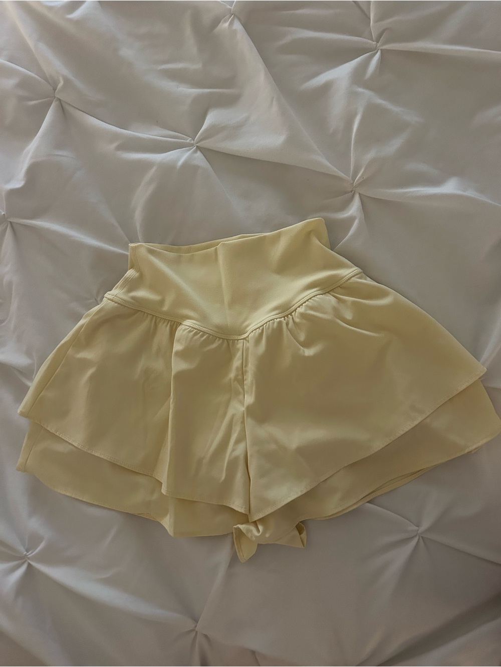 Yellow Yogalicious shorts